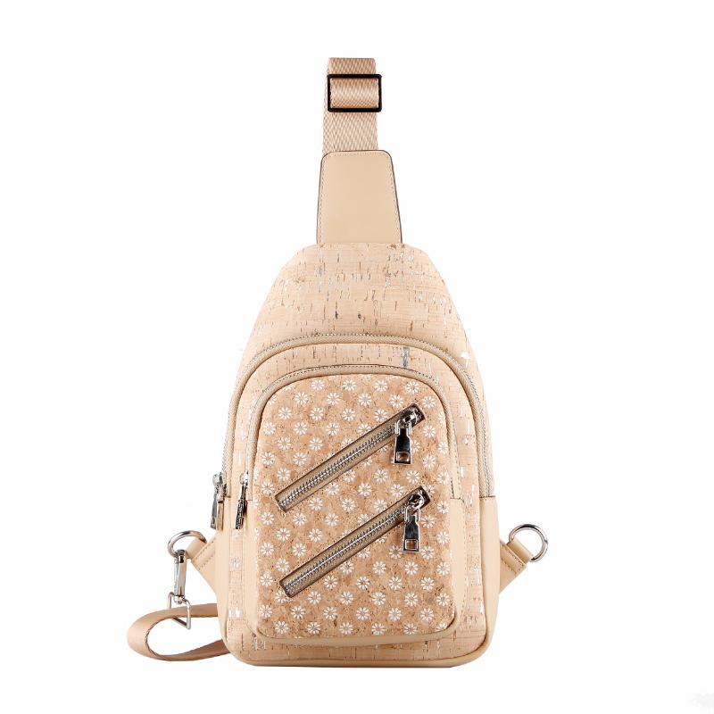 Casual Sports Cork Crossbody-rugzak voor heren